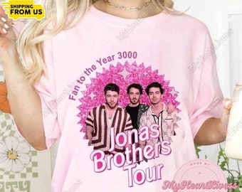 Jonas Brother Tour Sweatshirt, Jonas Brothers Tshirt Hommes Femmes, Cinq Albums One Night Tour Shirt, Jonas Brother Hoodie