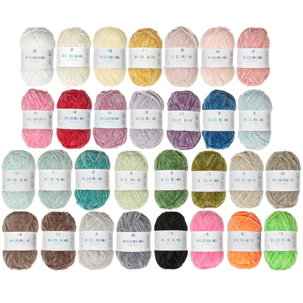 25g Rico Design Ricorumi Nilli Nilli Chenillegarn Stricken Häkeln GP 63,60EUR/1kg