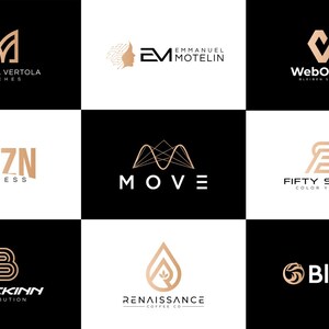 Benutzerdefiniertes Logo-Design, Premium-Logo-Design, Minimalistisches Logo, Logo-Design Individuell für Unternehmen, Boutique-Logo-Design, Start-Logo-Design Bild 5