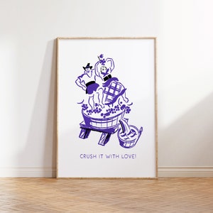 Moderne wijnposter, wijnkunstprint, drinkcitaat, grappig keukendecor, barwagen kunst aan de muur, wijnliefhebber cadeau, afdrukbare alcoholkunst