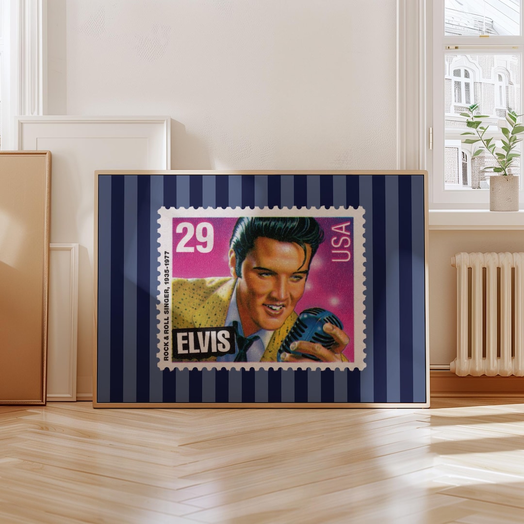 Elvis Print: 1950s Rock 'n' Roll Music Icon (digital Download) - Etsy