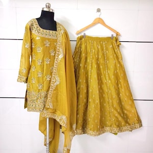 New designer Sequence With Embroidered Salwar Kameez Lehenga with Dupatta, Party wear / Wedding Lehenga Suit, Lehenga Dress, Eid Lengha Suit