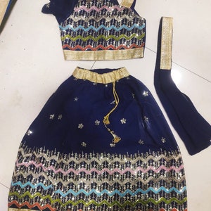 Kid Dress, Kids Lehenga choli, Girls Traditional wear, Kid lehenga, Navratri dress, Ethnic Indian wear, Chaniya choli, Girls Wedding lehenga