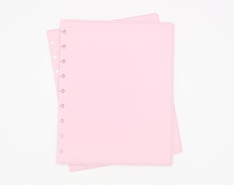 9-Disc Planner or Notebook Cover in Carousel Pink