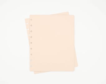 9-Disc Planner or Notebook Cover in Antique White