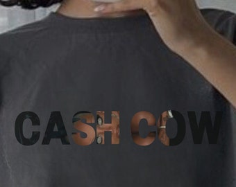 Cash Cow Doja Cat "Demons" Song Inspired Graphic T-Shirt, Concert Shirt, Streetwear Style, Oversized Tee, Pop Culture Shirt.