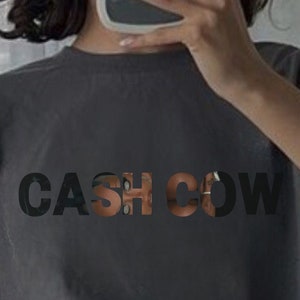Cash Cow Doja Cat &quot;Demons&quot; Song Inspired Graphic T-Shirt, Concert Shirt, Streetwear Style, Oversized Tee, Pop Culture Shirt.