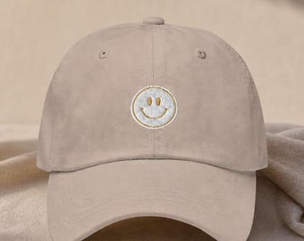 Gestickte Smiley Dad Hat: Kappe zum Anpassen
