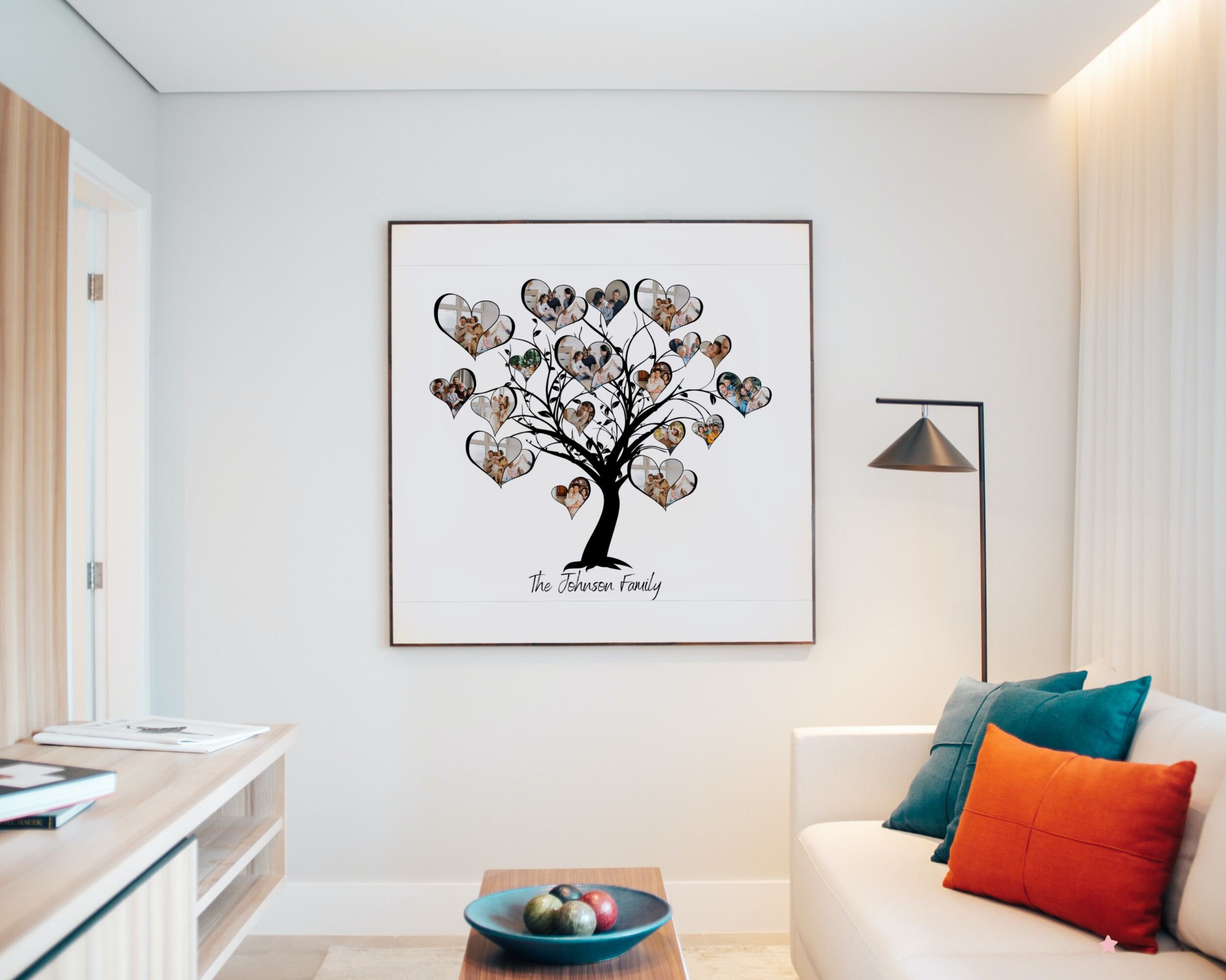 Editable Family Tree Photo Collage | Custom Family Tree Photo Collage ...