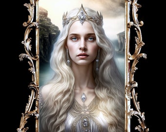 Venus, Roman goddess of beauty wall art, mythical goddess art print, Aphrodite poster, mythological goddess digital art