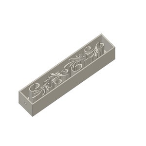 Elegant D4-pennform (STL-fil) (digital nedladdning)