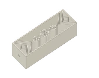 3 Inch Pen Blank, Segmented D2 Design, STL File for 3D Printer, Digital & Instant Download