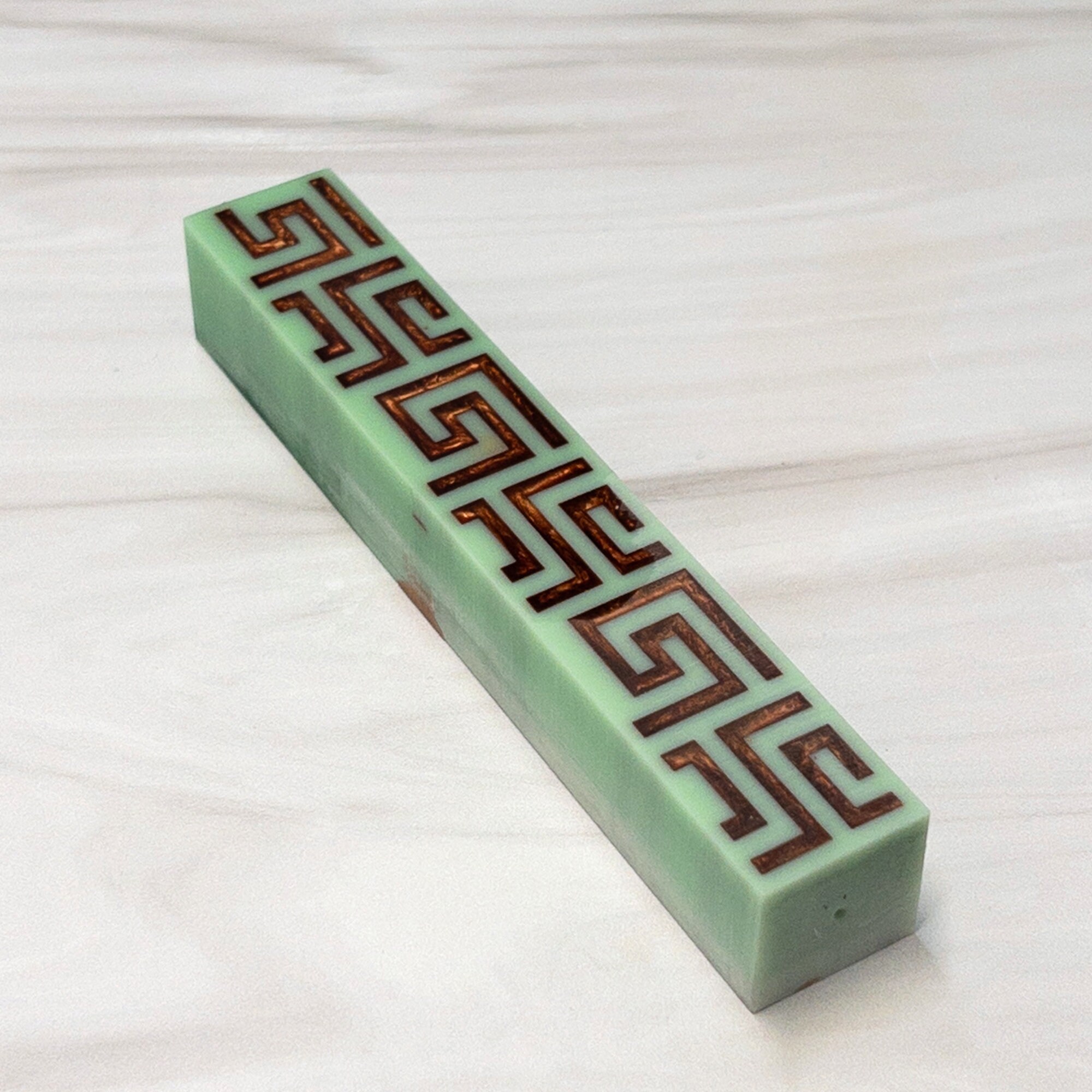 5 Inch Pen Blank, Aztec Design, STL File for 3D Printer, Digital ...