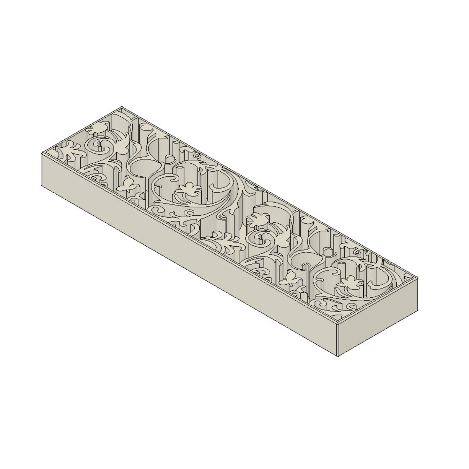 Knife Scale STL File for 3D Printer, Elegant Design, Digital & Instant