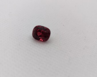 RED spinel 3.12 carat rectangular mixed cut cushion