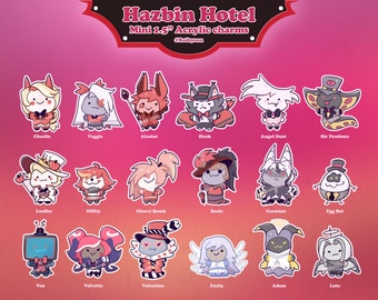 Hazbin Hotel Mini Charms