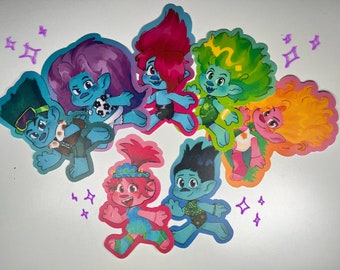 TROLLS STICKIES