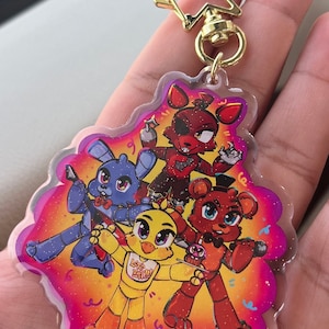 FnAF1 KEYCHAINS!!!