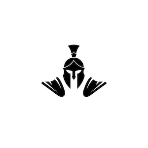 Greek Spartan Warrior Symbol Vinyl Decal Sticker for Door, Wall, Gaming Laptop, PC, Car, Motor Bike, Phone