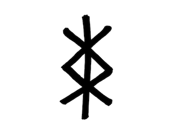 Noorse heidense Viking bescherming rune vinyl sticker sticker - deur, muur, gaming laptop, pc, telefoon, auto, busje, motor, spiegel, koelkast, kamer