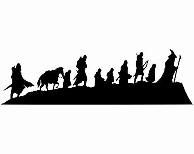 Lord of the rings decal Etsy
