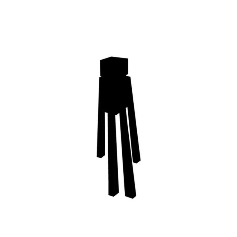 Minecraft Enderman Vinyl Decal Sticker for Wall Door Gaming Etsy
