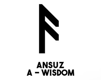 Viking Wisdom Rune Vinyl Decal Sticker - Deur, Muur, Gaming Laptop, PC, Telefoon, Auto, Bestelwagen, Motor, Spiegel, Koelkast