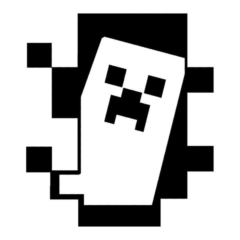 Minecraft Creeper Face Decal Sticker