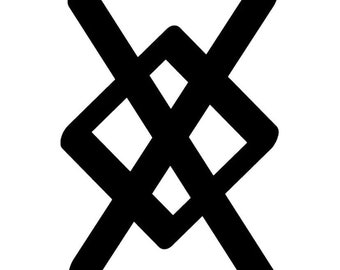 Noorse Viking Gungnir Odins Spear SymbolVinyl Decal Sticker - Deur, Muur, Gaming Laptop, PC, Auto, Fiets