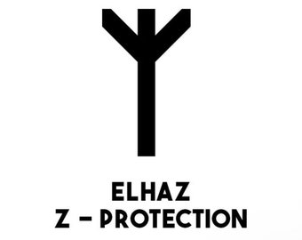 Noorse Pagan Viking Protection Rune Vinyl Decal Sticker - Deur, Muur, Gaming Laptop, PC, Telefoon, Auto, Bestelwagen, Motor, Spiegel, Koelkast