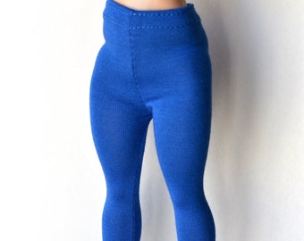 Leggings for 1/6 scale Fashion Doll, Solid Color, Leggings For Regular, Curvy Barbieesd Doll Clothes BJD polainas de muñeca, puppenkleidung