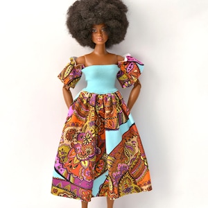 barbie boho dress Barbie clothes: Gypsy Lady Boho 4 piece Fashion set ~ R. Dolls Exclusive