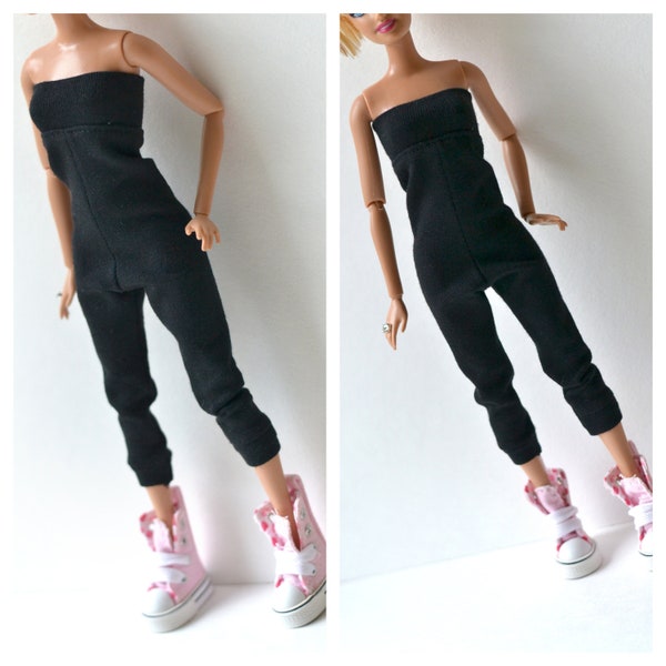 Doll Jumpsuit, fashion doll 11'5 inch, doll joggers, doll pants, 1/6 scale doll, fashion figures clothes, MadetoMovie doll