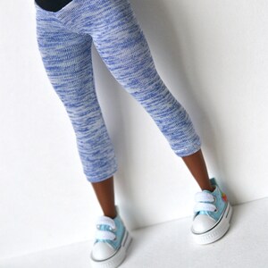 Capri Leggings für 1/6 Modepuppe, Leggings für kurvige Barbieesd Puppenkleidung BJD polainas de munieca, puppenkleidung Bild 4