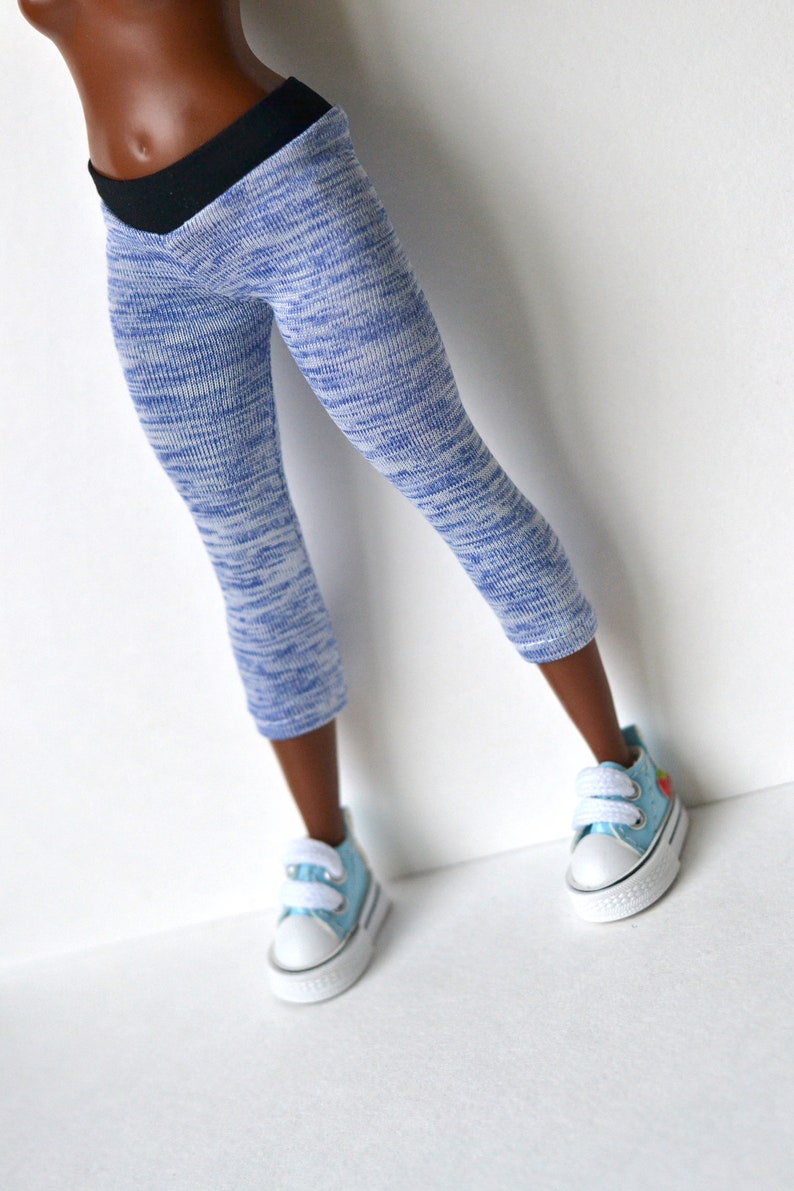 Capri Leggings für 1/6 Modepuppe, Leggings für kurvige Barbieesd Puppenkleidung BJD polainas de munieca, puppenkleidung Bild 4