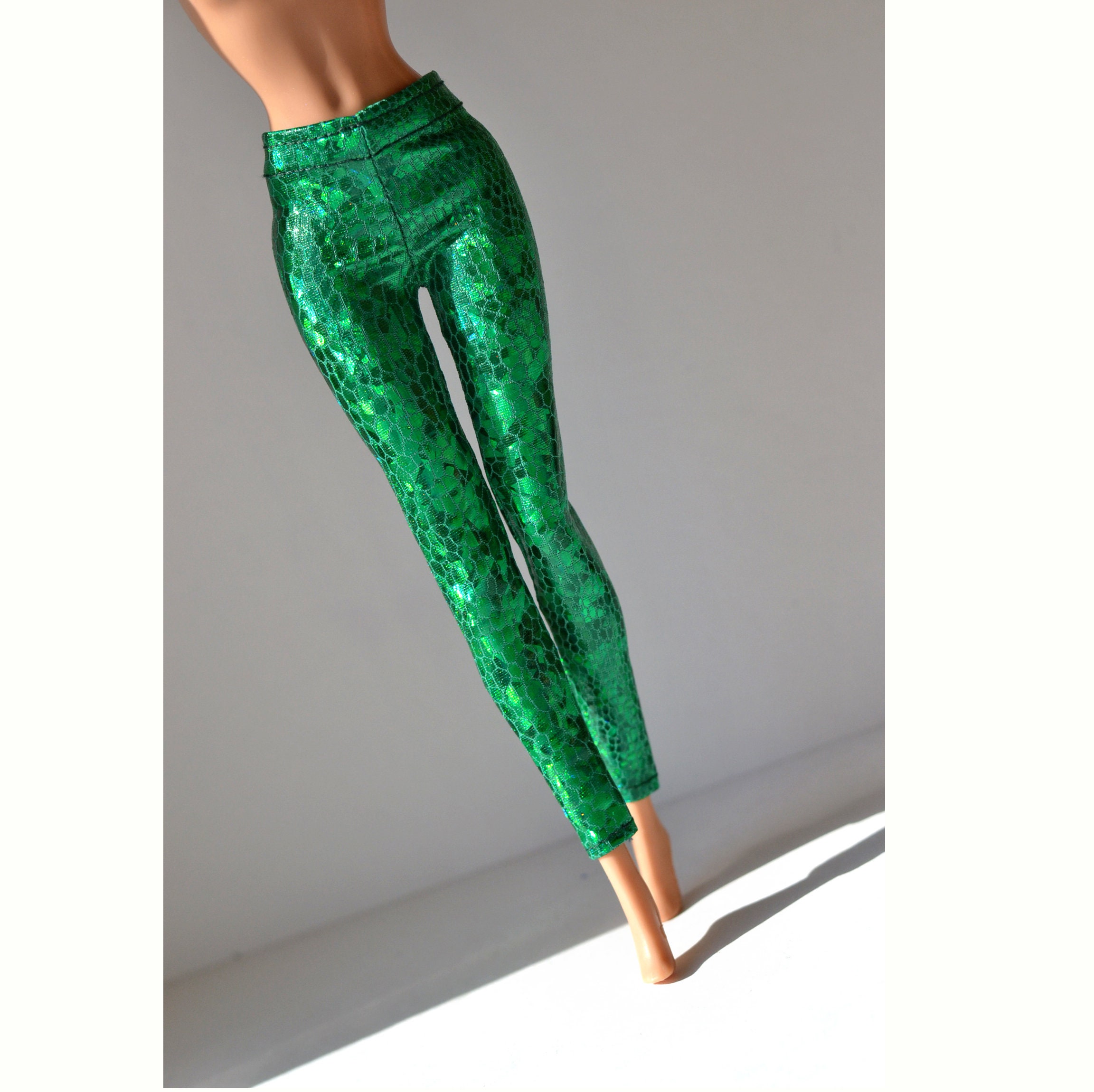 Green Velvet Legging 