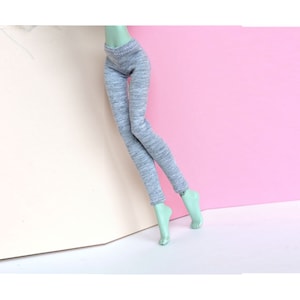 MH doll GREY leggings, Monster doll pants, Monster doll clothes, EAH doll outfit, Ever doll clothes stretchy doll joggers