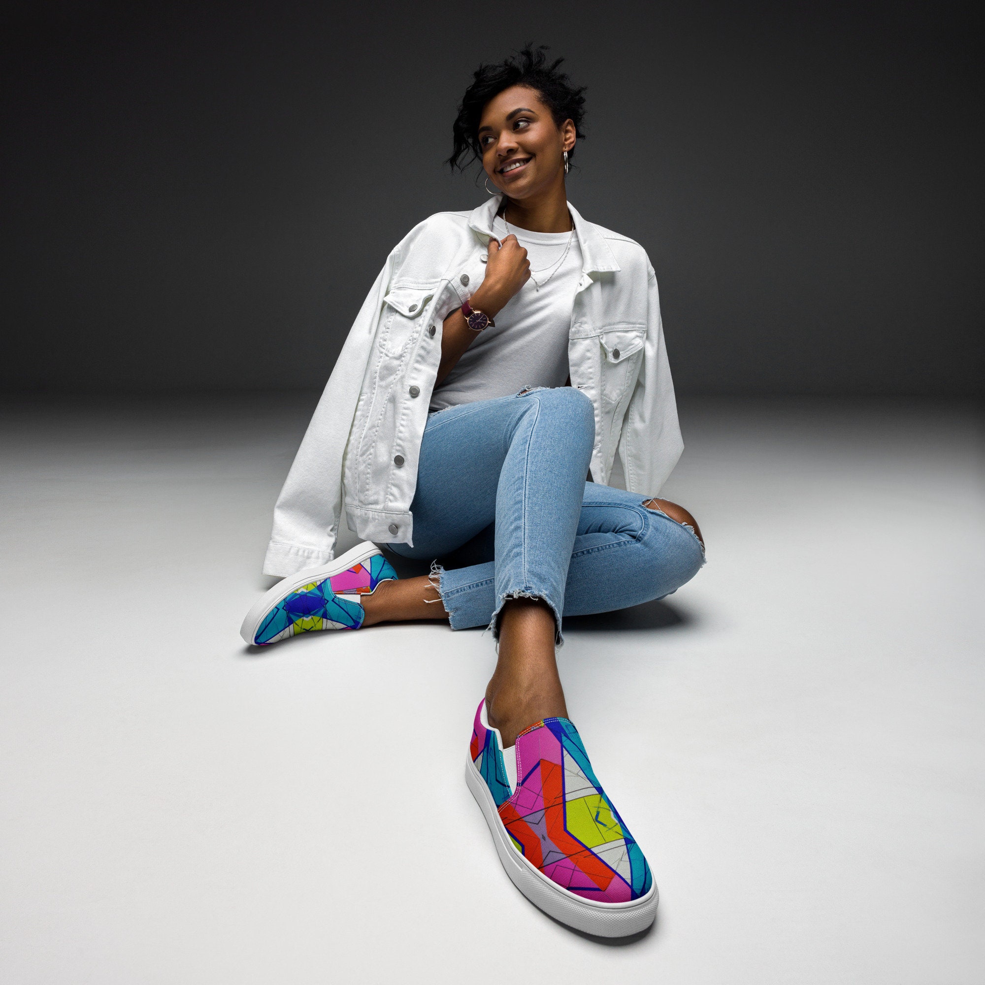 Slip on shop canvas shoes ladies