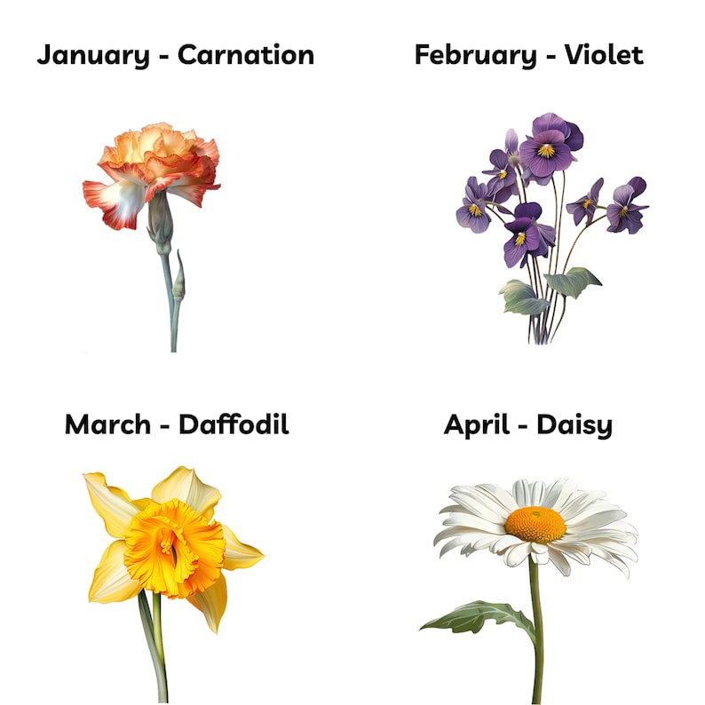 Birth Flower Mug June, Rose. Birth Flower Gift, Custom Birth Flower Mug