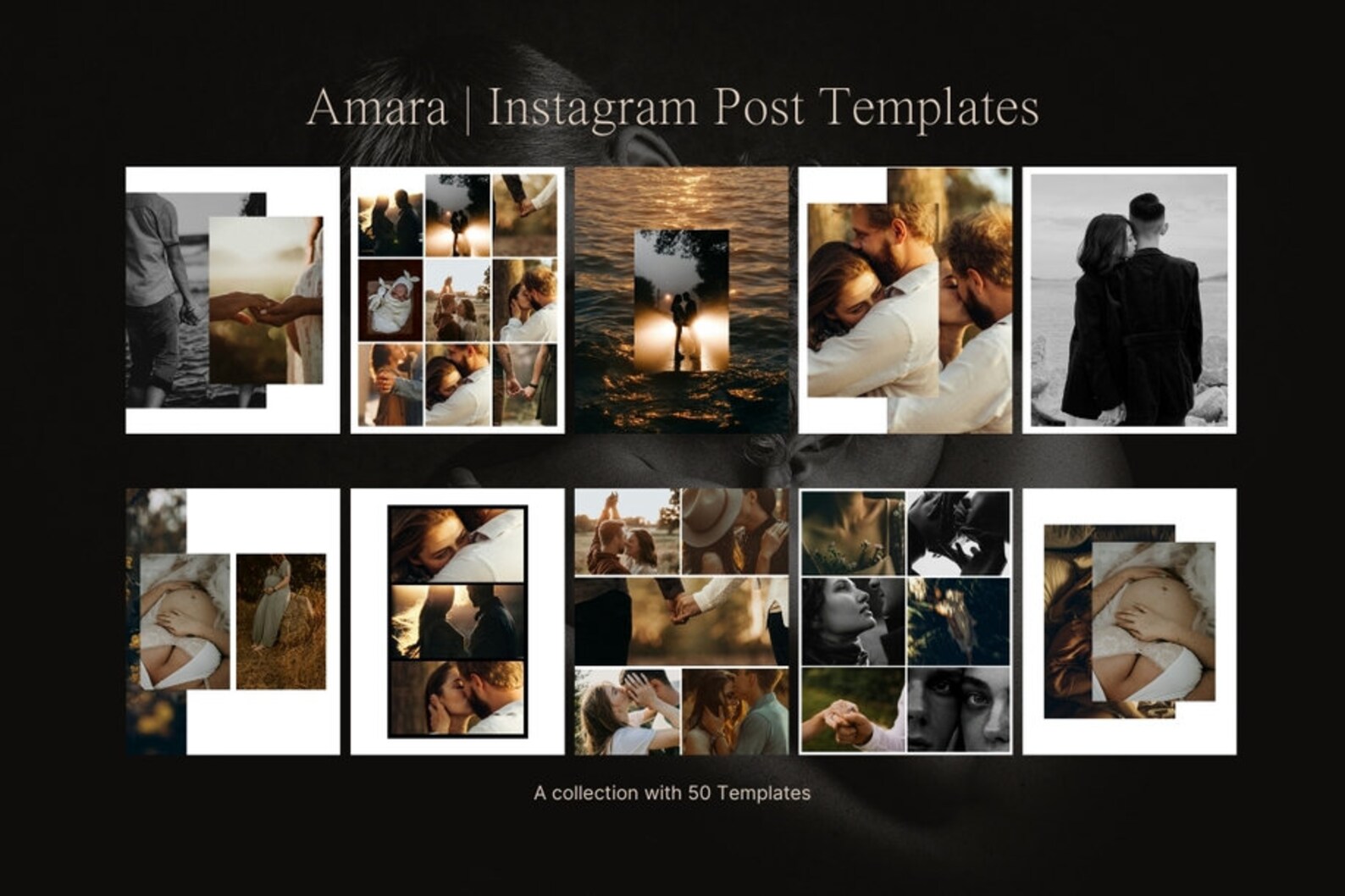 Amara Instagram Post Templates,aesthetic Instagram Posts for ...