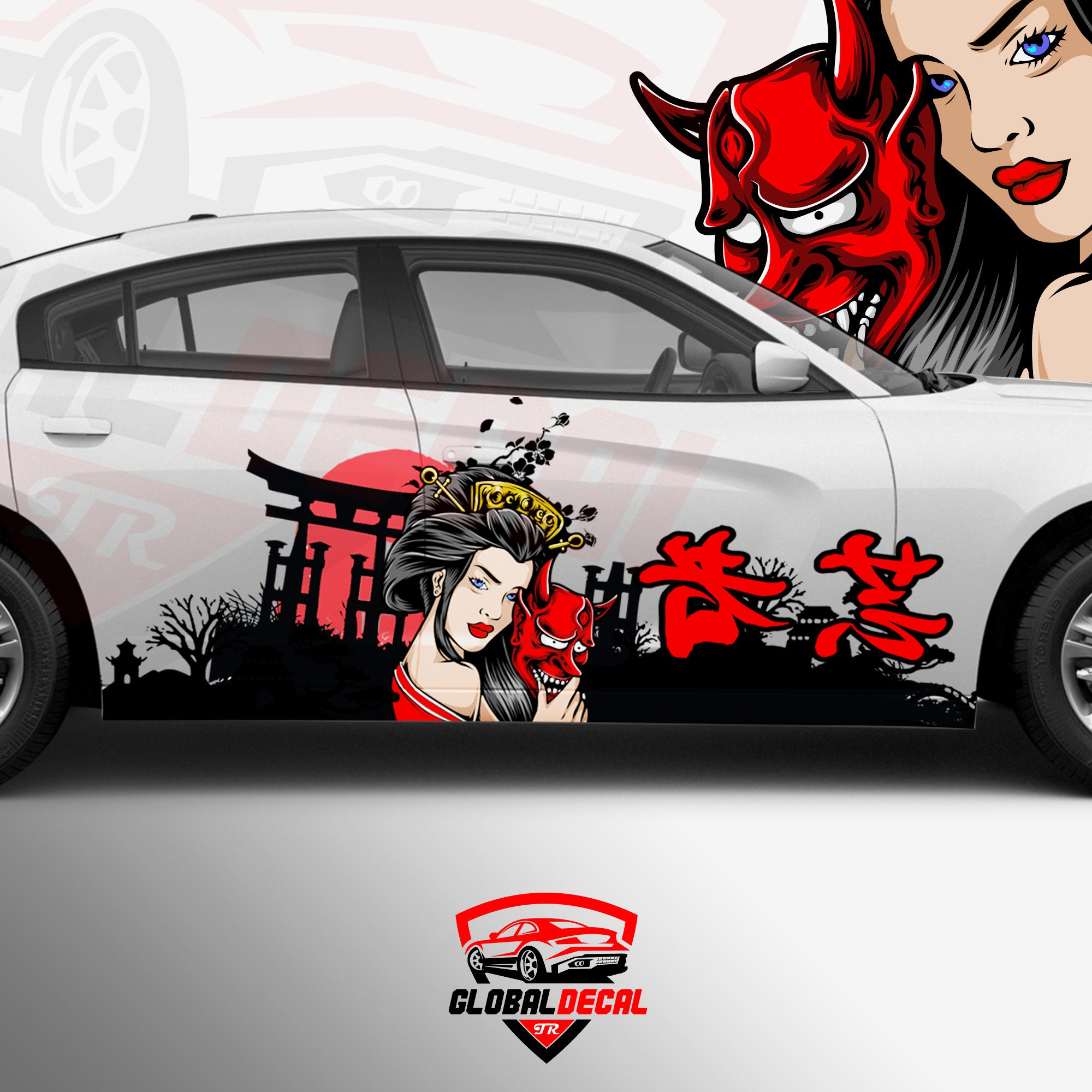 Anime Car Decal  Geeksticker