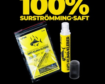 Anti-Klima-Kleber-Spray aus 100% Surströmming-Saft