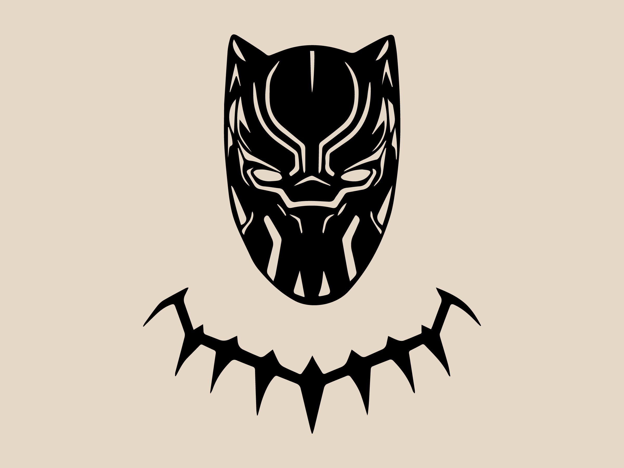 Black Panther Svg, Black Panther Vector File Svg, Png, Cricut, Clipart