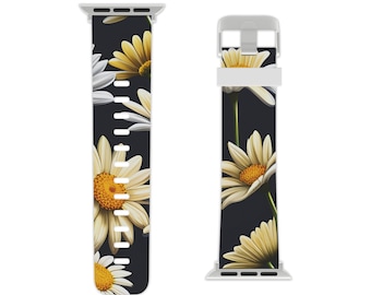 Melody of Daisies Durable Modern Watch Band for Apple Watch