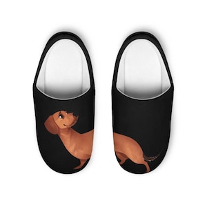 Cozy Dachshund Indoor Slippers | Fun Pet Slippers for Dog Lovers, Housewarming Gift, Birthday Present, Relaxation Shoes