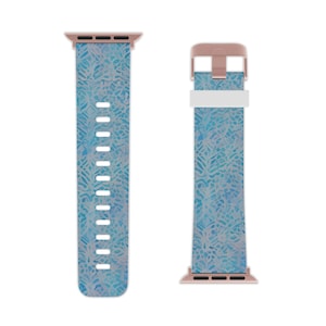 Bracelet de montre moderne et durable bleu océanique pour Apple Watch