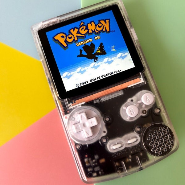 Game Boy Color FPGA with IPS screen transparent