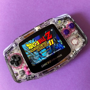 Vintage Game Boy Advance with IPS screen Crystal Clear
