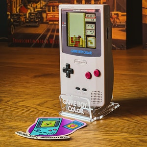 Vintage Game Boy Color with IPS screen DMG edition
