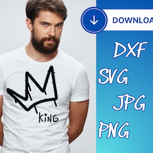 Melted crown svg, melted king svg, melting crown png, cricut file svg, silhouette file, cut file.